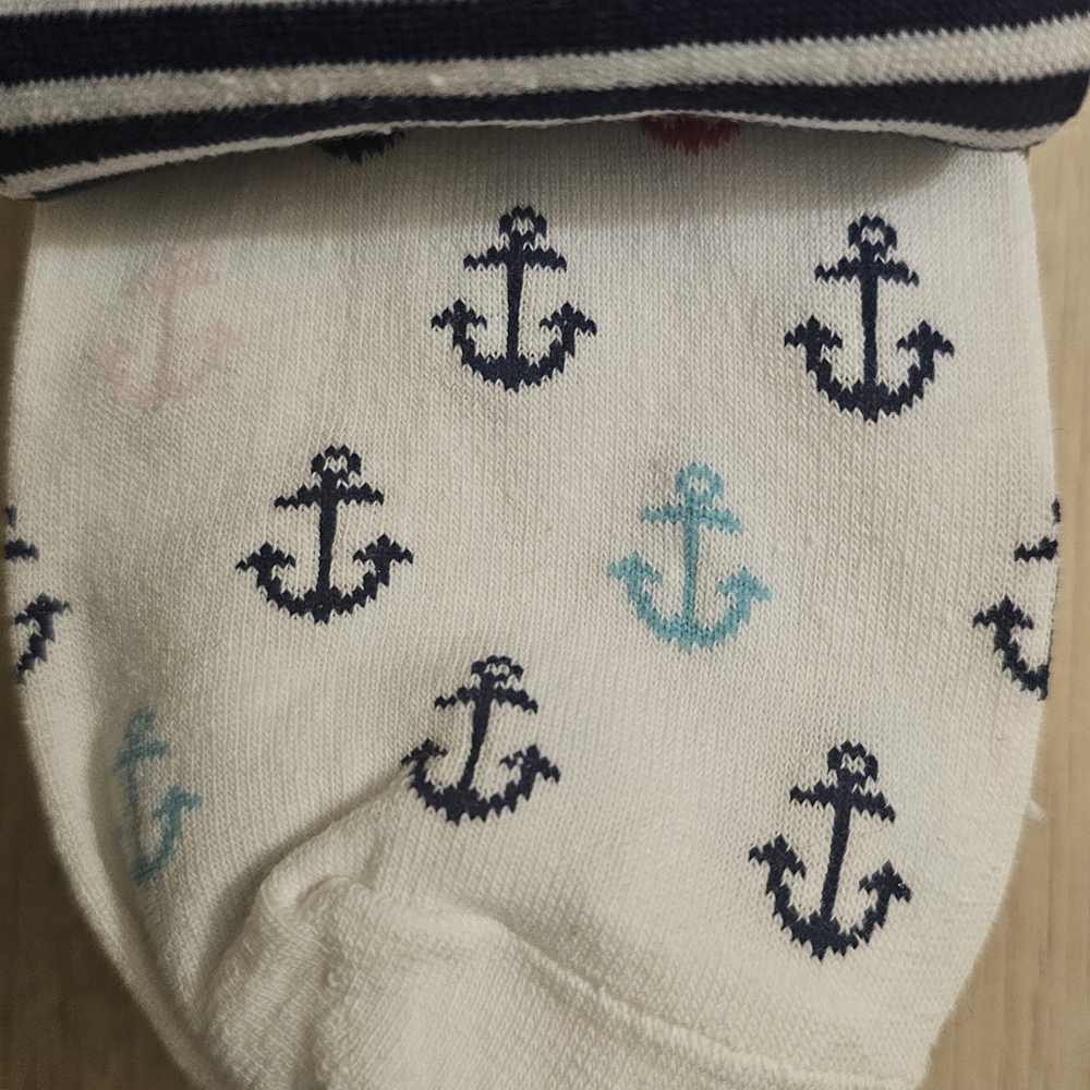 Women's Old Navy Nautical Print No-Show Socks 7 Pk - Picture 4 of 8